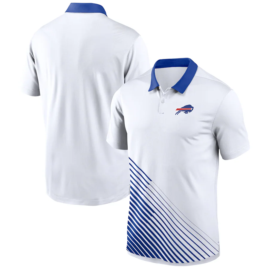 Men 2024 NFL Polo Buffalo Bills white style 4